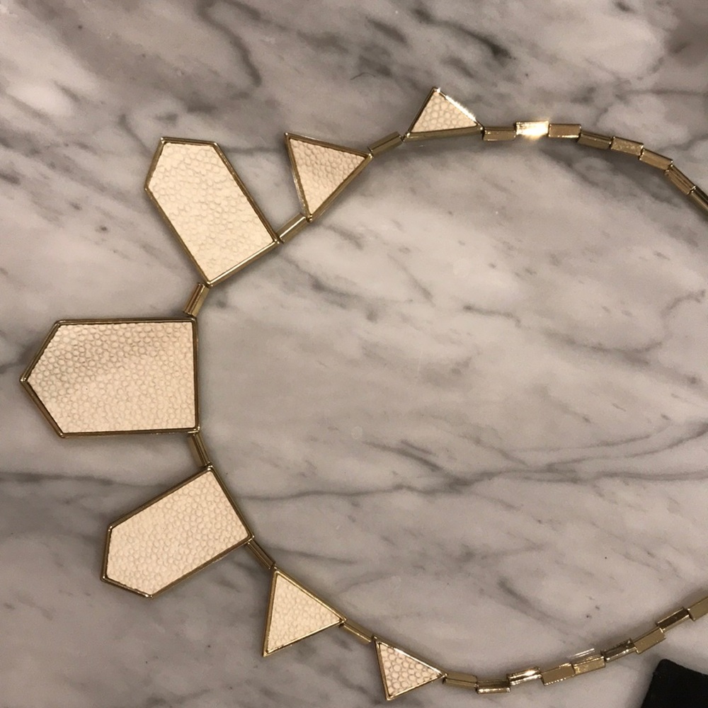 House of Harlow 1960 station leather necklace - Picture 3 of 4